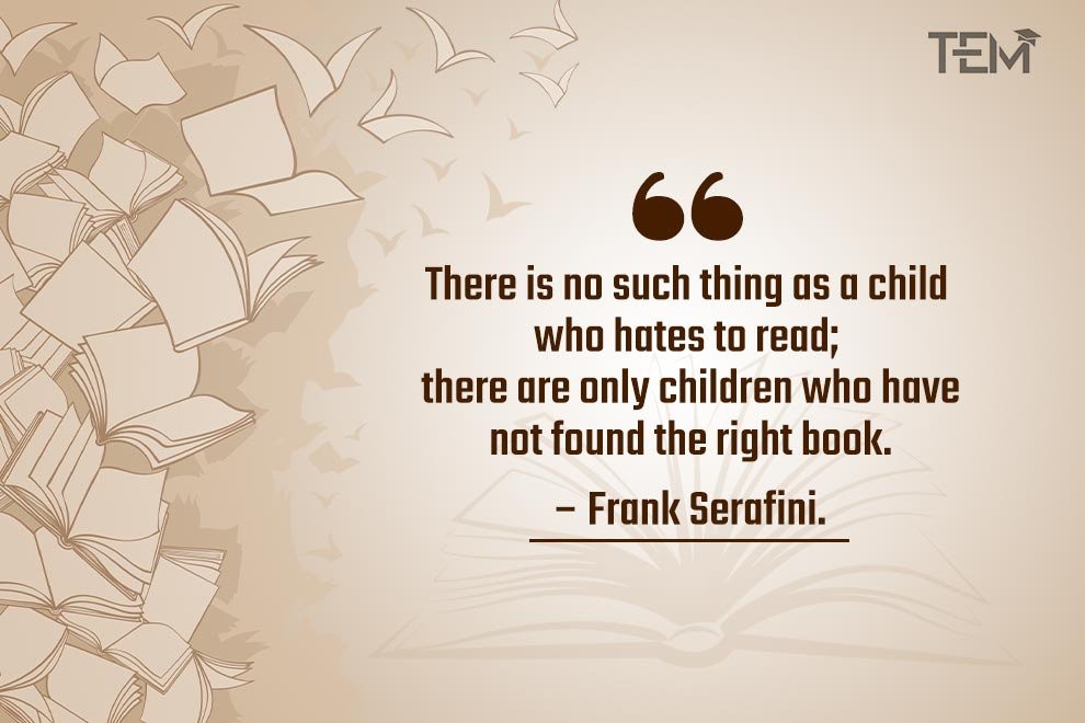 Inspirational Quotes on Reading Frank-Serafini