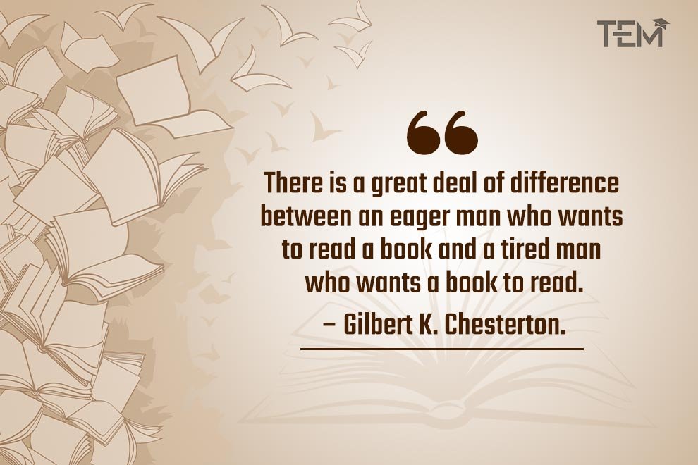 Inspirational Quotes on Reading Gilbert-K-Chesterton