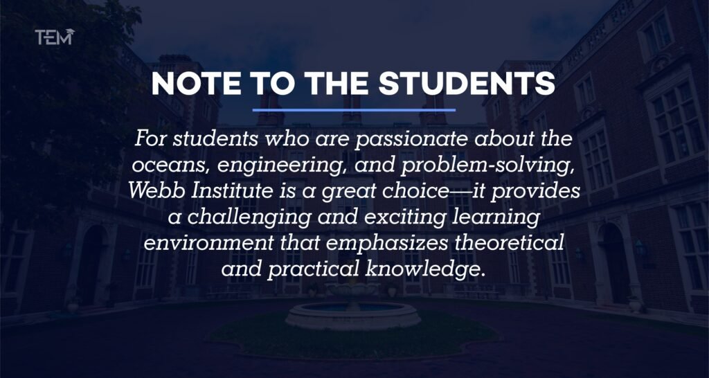 webb institute note of the students webb-institute-quote-1